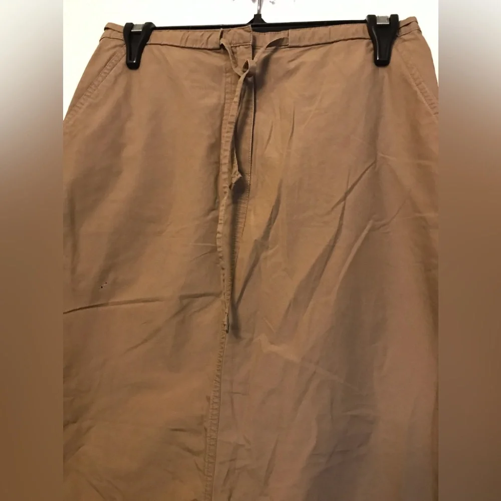 THE LIMITED , size 2 woman’s maxi 100% cotton skirt beige color - Picture 3 of 8